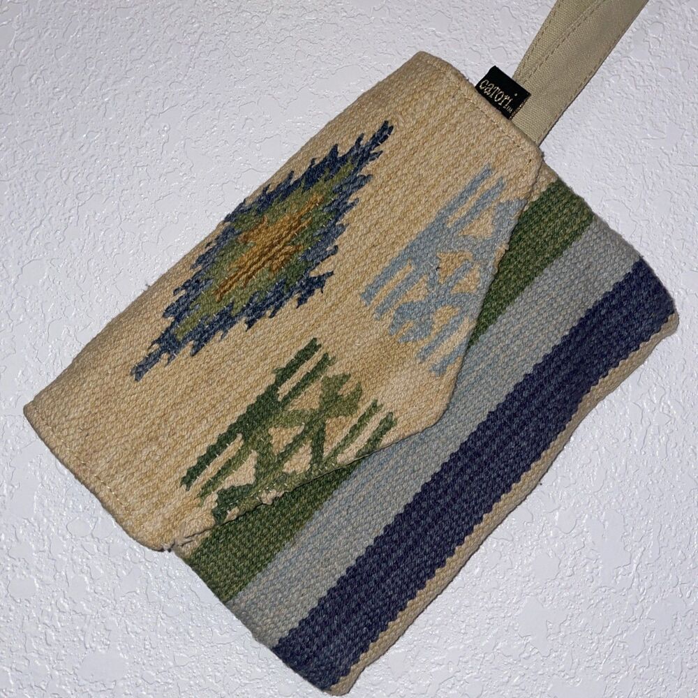 catori boho wristlet Handbag Purse pouch boho Lagenlook Resort Vacay Bag